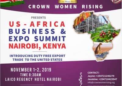 US-Africa Business Expo Summit poster.